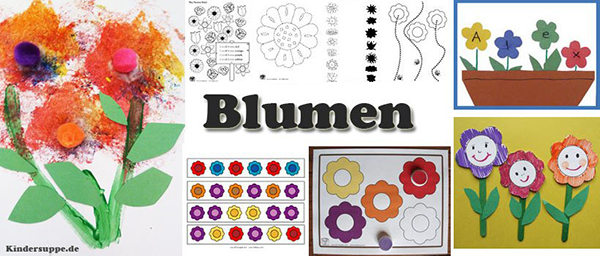 Blumen und Pflanzen Ideen fur Kinder, Kindergarten und Kita