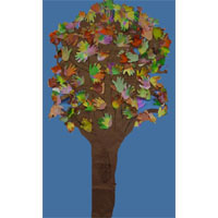 Herbstbaum basteln
