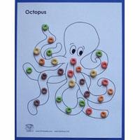 Oktopus Feinmotorik für Kinder in Kindergarten und Kita